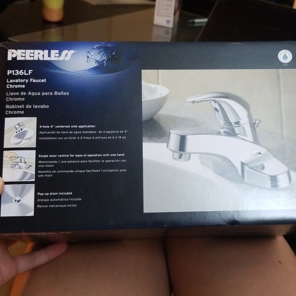 Peerless chrome faucet